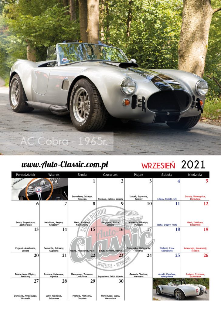 Kalendarz Auto-Classic 2021
