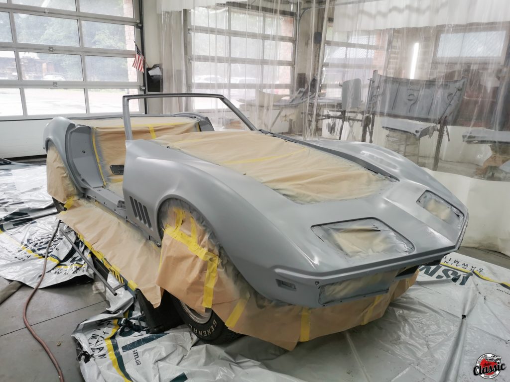 renowacja amerykańskich klasyków corvette cabrio