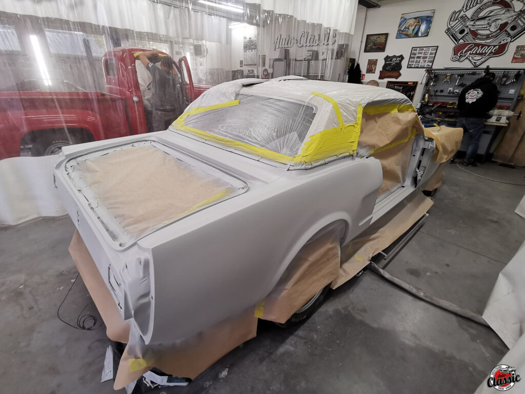 Renowacja ford mustang 1965r auto classic garage