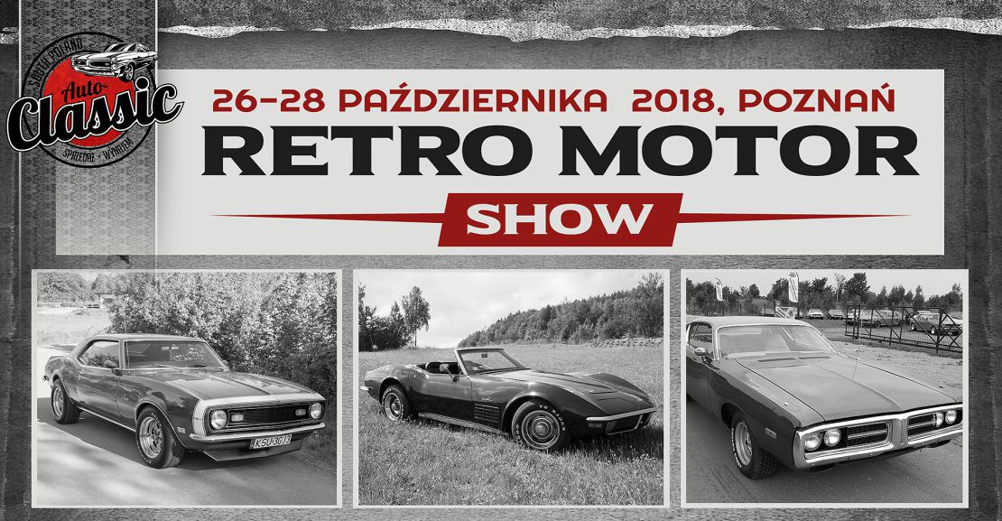 Retro Motor Show już 26 października w Poznaniu